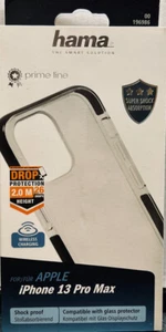 Hama Cover "Protector" für Apple iPhone 13 Pro Max, Schwarz - Zdjęcie 1 z 5