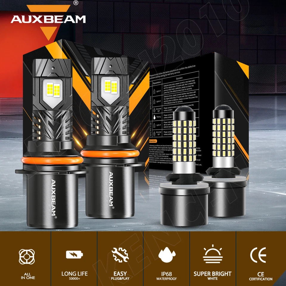 Faro antiniebla CANBUS LED haz alto bajo 6500 k para Nissan Xterra 2003 2004 Foto 1 de 4