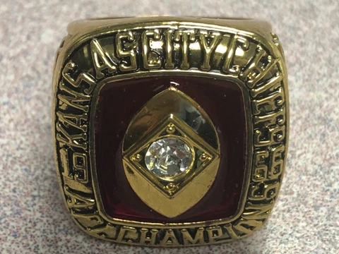 1966 LEN DAWSON COMMEMORATIVE CHAMPIONSHIP RING CHIEFS SIZE 11 Cover