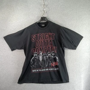 NWA Straight Outta Compton Shirt Mens XXXL Black Pro Tag Boys In The Hood Long - Picture 1 of 12