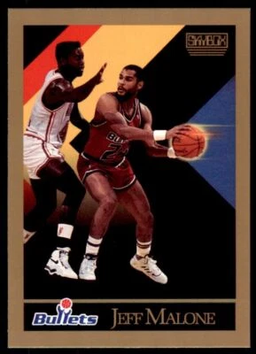 SkyBox Jeff Malone 1990-91. Washington Bullets #292 Foto 1 de 2