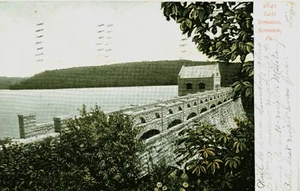 VINTAGE - LAKE SCRANTON - SCRANTON PA - POST CARD USED 1907 - Picture 1 of 1