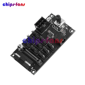 Computer Chassis PWM Violent Fan Speed Controller 9-Channel Fan Hub Controller - Picture 1 of 18