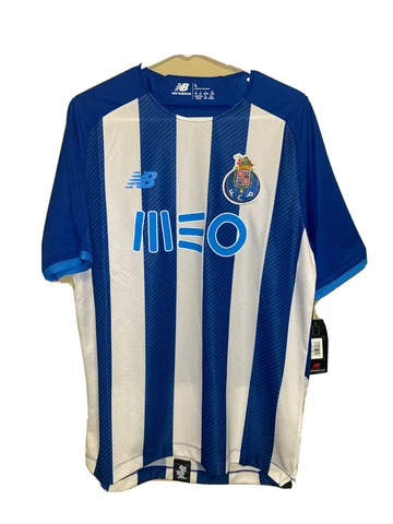 New Balance FC Porto FCP Primeira Liga NB Dry Soccer Jersey Mens Sz L Super Bock Cover