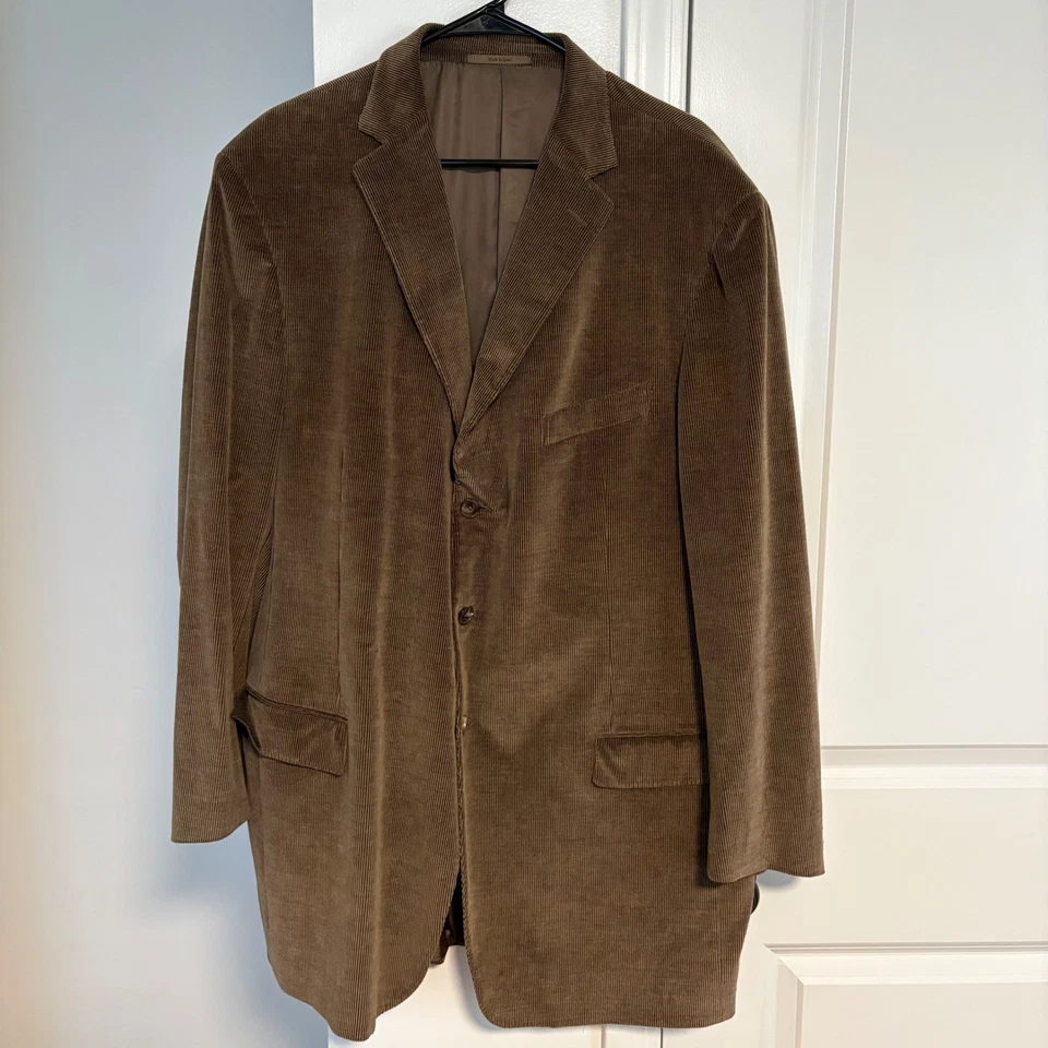Blazer de Pana Ermenegildo Zegna Cashco 62L Hecho en España Algodón Cachemira Foto 1 de 4