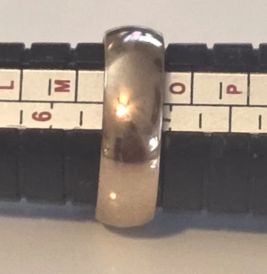 Титановое золотистое простое обручальное кольцо размер 6,75 - Изображение 1 из 4