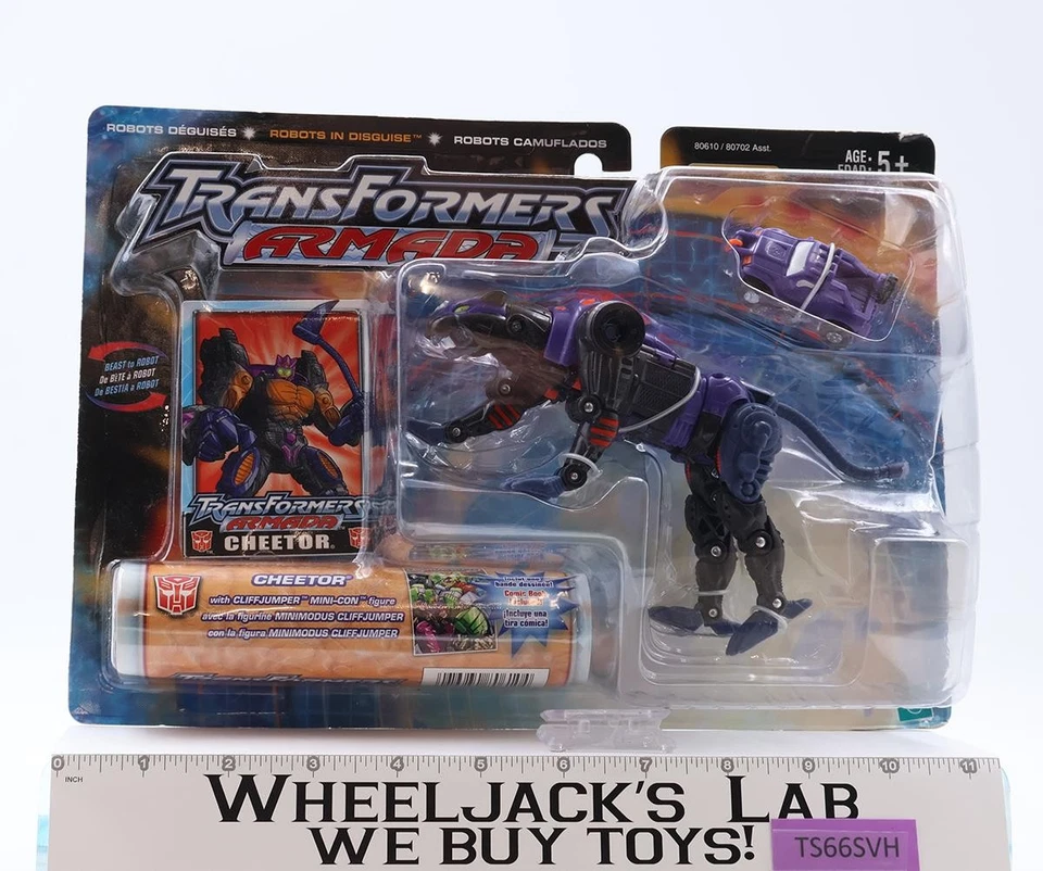 Figura de acción Hasbro Cheetor con Cliffjumper Transformers Armada 2003 NUEVO SELLADO Foto 1 de 4