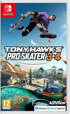 TONY HAWKS PRO SKATER 3 & 4 SWITCH GAME