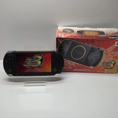 Sony PSP 3000 Monster Hunter 3rd Limited Edition Box Charger Original Very Good - Image 1 of 4