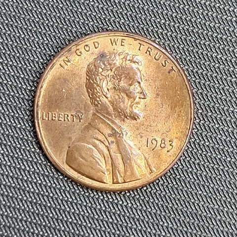 1983 Lincoln Penny Mint Error Doubled Die Obverse Reverse DDO DDR-Die Crack Rev Cover