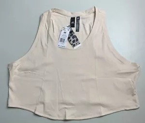 ADIDAS 11 Honoré Tank Top Plus Size 4X Shirt Crop Ribbed HY5638 New - Picture 1 of 12