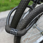 5 Digit Mtb Bike Combination Locks Anti Theft Wire Lock Black 172X400mm