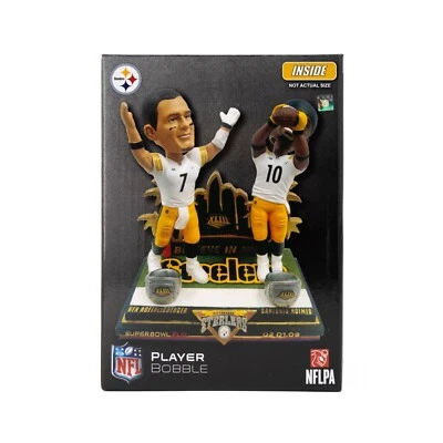 Bobblehead Ben Roethlisberger Pittsburgh Steelers Super Bowl “Winning Catch” Nuevo en caja Foto 1 de 4