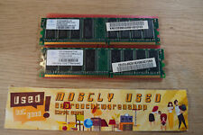 2 x 512 MB NANYA 2 x 512 MB PC2700U DDR RAM Module NT512D64S8HB1G-6K KIT