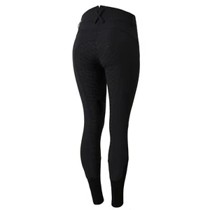 Horze Melody Womens High Waist Silicone Full Seat Breeches - Black - 28 - Picture 1 of 9