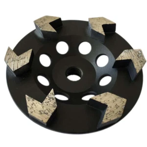 Ruedas de molienda de diamante de alto rendimiento para segmentos de concreto, flecha o S - Imagen 1 de 30