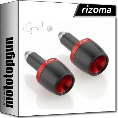 RIZOMA MA532R COPPIA TERMINALI MANUBRIO MA532R DUCATI MONSTER 1200 2014 14 - Immagine 1 di 3