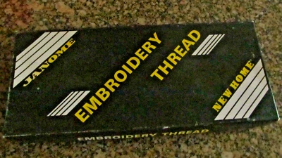 *Janome No. 2 Embroidery Thread Set w/ Box  PARTIAL SET 23 SPOOLS - Image 1 of 3