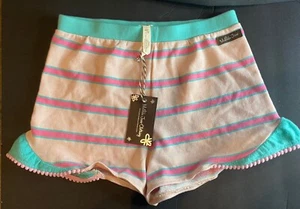 NWT Matilda Jane Enchanted Garden Ruffle Party Terry Shorts Size 10 FREE SHIP - Picture 1 of 5
