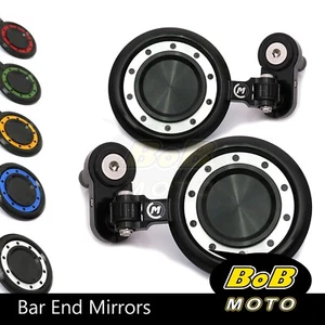 REACTOR Motorcycle Bar End Mirrors For Honda NC 750 X 15-22 22 21 20 19 18 17 16 - Picture 1 of 10