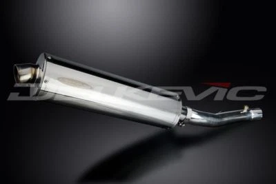 Silenciador Delkevic 18" acero inoxidable ovalado deslizable - escape Honda CBR600 F4i 2001-2006 Foto 1 de 3