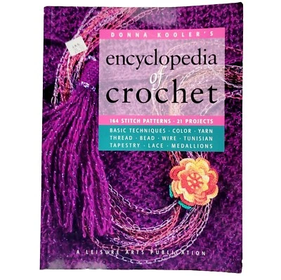 Encyclopedia Of Crochet - 164 Stitch Patterns,  By Donna Kooler - Image 1 of 4