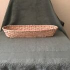 Vintage Bread Basket Long Baguette Wicker
