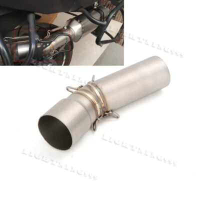 Tubo de escape de enlace medio 51 mm para BMW F650GS F700GS F800GS F800GT Foto 1 de 4