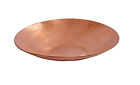 Traditional Handmade Pure Copper Fruit Platter Tray Round Shape For Kitchen
