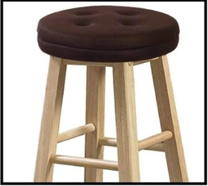 Bar Stool Cushions, Super Breathable Round Bar Stool Cover Seat Cushion(One Cush - Picture 1 of 4