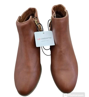 Botines Liz Claiborne Roycen para mujer de tacón ancho talla 6 medianos Foto 1 de 4