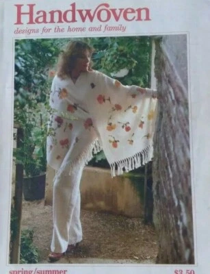  Handwoven magazine spring summer 1980: hammock, towels, kimono, caftan, rugs  + - Image 1 of 2