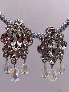 Pendientes Monet con clip de cristal estrás B9D - Imagen 1 de 8