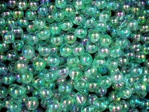 Cuentas 8mm Redondas Como Nuevas AB 25g Plástico Joyería Collares Pulseras - Imagen 1 de 2