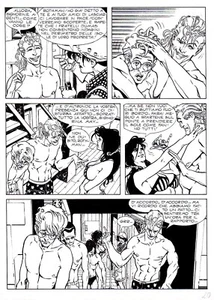 ROBERTO DE ANGELIS Tavola originale Legs Weaver n.9 "Il Paradiso perduto" p.20 - Picture 1 of 1