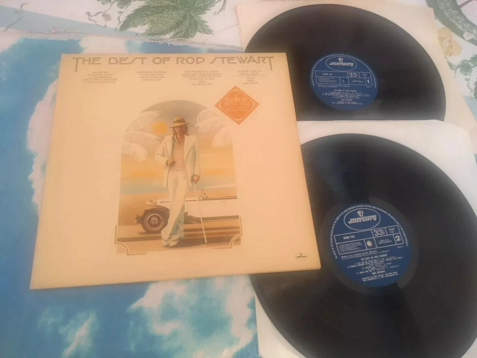 ROD STEWART - THE BEST OF ROD STEWART 1977 UK DBL VINYL LP 9286 135 Near Mint - Image 1 of 4