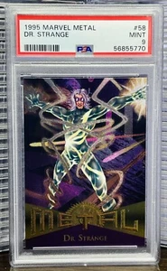 💎 1995 Marvel Metal DR. STRANGE Card #58 PSA 9 MINT LOW POP 2 💎 - Picture 1 of 1