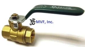 1/4" 600 WOG Threaded NPT Full Port Brass Ball Valve Plumbing BR0302061158 - Picture 1 of 4