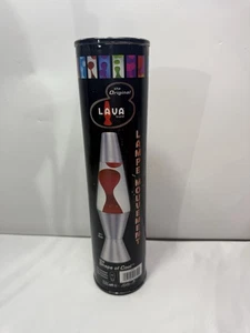 The Original Lava Brand Motion Lamp The Shape Of Cool Red Clear NEW In Box - Picture 1 of 8