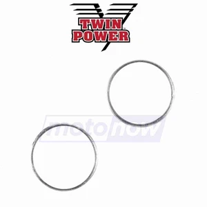Twin Power Exhaust Gaskets for 2007-2017 Harley Davidson FXDB Street Bob - jf - Picture 1 of 5