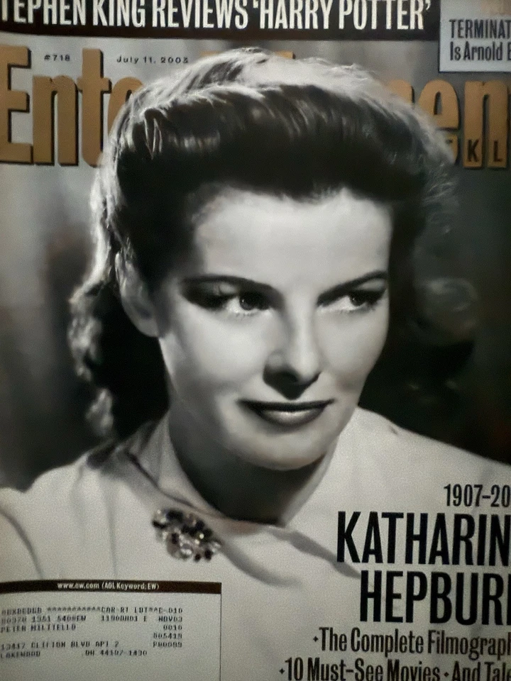Entertainment Weekly Magazine Jul. 11, 2003 Katharine Hepburn (1907-2003) - Image 1 of 1