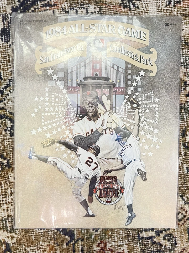 1984 MLB Baseball All Star Game Official Program Candlestick Park San Francisco - Image 1 of 2
