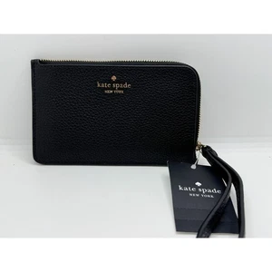 Kate Spade NWT Wristlet with card slots. Black. - Picture 1 of 5