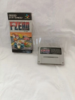 Nintendo Super Famicom SFC F-Zero Game And Box Japanese - Image 1 of 4