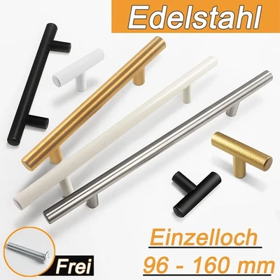 Möbelgriff Stangengriff aus Edelstahl Küchengriff Relinggriff Schrankgriff Griff - Bild 1 von 4