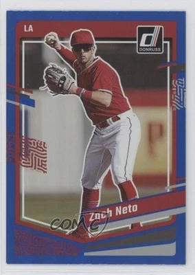 2023 Panini Donruss Holo Blue Zach Neto #103 Rookie RC - Image 1 of 2