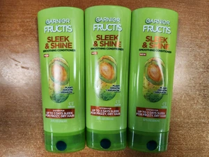 3 Pk: Garnier Fructis Sleek & Shine Smoothing Conditioner 12 oz ea  E6A - Picture 1 of 4