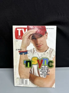 TV Guide April 1-7 2000 JC Chasez NSYNC Cover Vintage magazine - Picture 1 of 1
