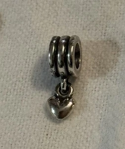 Authentic Pandora Puffy Heart Dangle Charm 790276 NEW - Picture 1 of 2