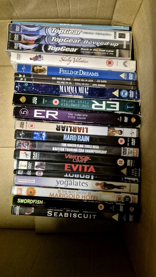 DVD Bundle – Drama Comedy TV Series – 16 Discs – Top Gear, ER, Seabiscuit - Image 1 of 1